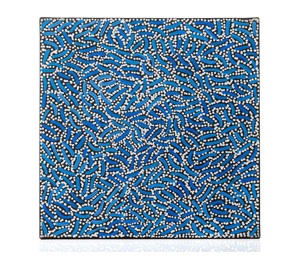 Nathania Nangala Granites - Warlukurlangu Jukurrpa (Fire Country Dreaming)