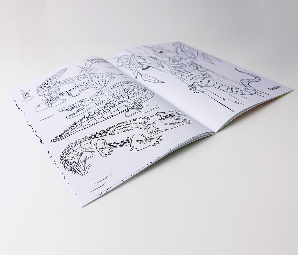 Australian Animals Colouring Book