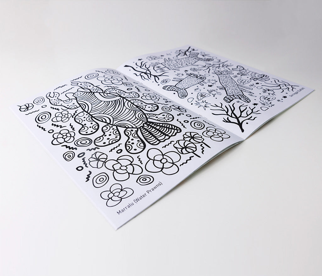 Waringarri Arts Colouring Book