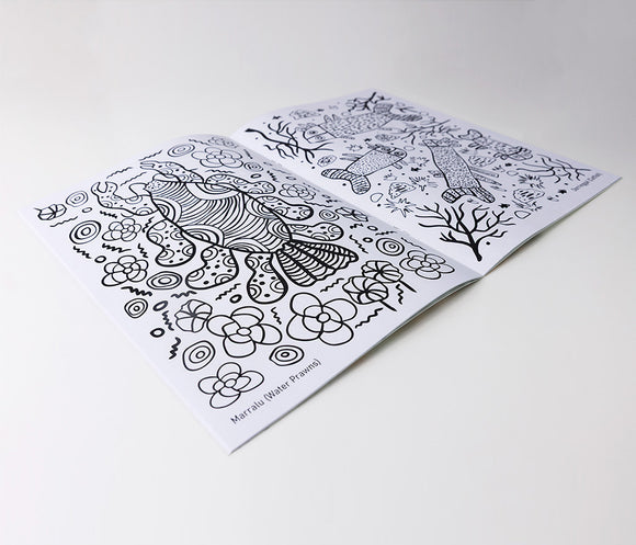 Waringarri Arts Colouring Book