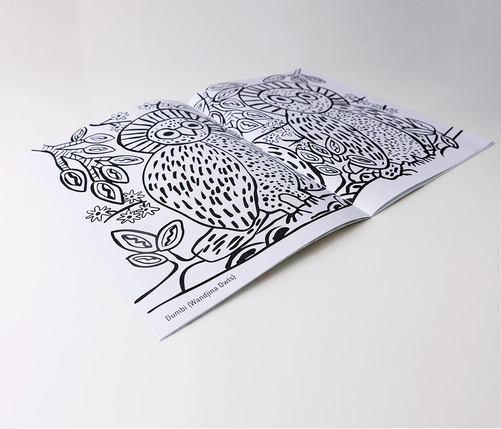 Waringarri Arts Colouring Book