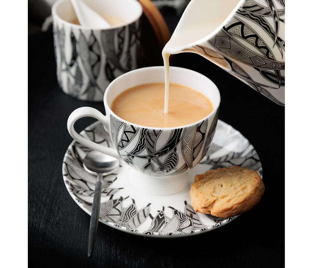 Dancing Wombat Tea Cup & Saucer