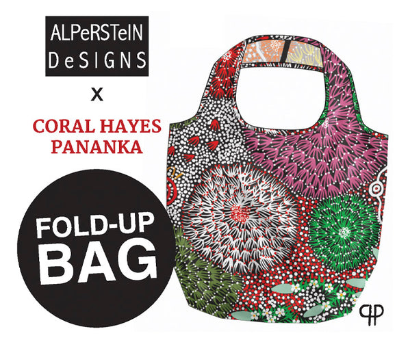 Coral Hayes Fold up Bag