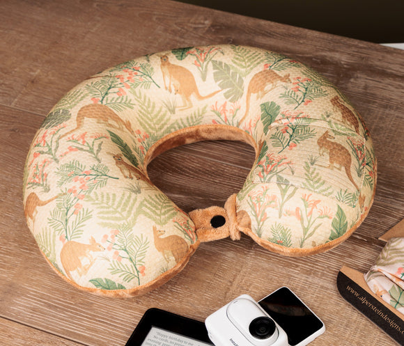 Kangaroos Memory Foam Travel Pillow