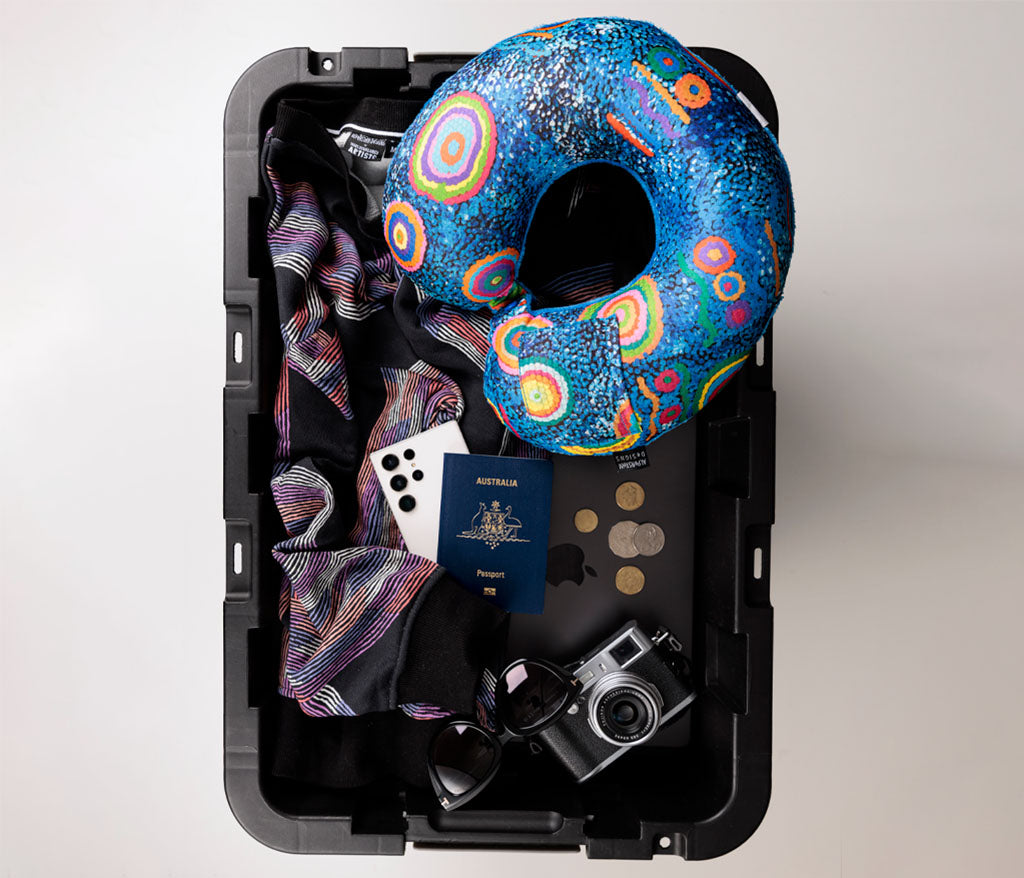 Jeanie Ross Memory Foam Travel Pillow