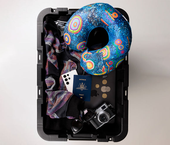 Jeanie Ross Memory Foam Travel Pillow