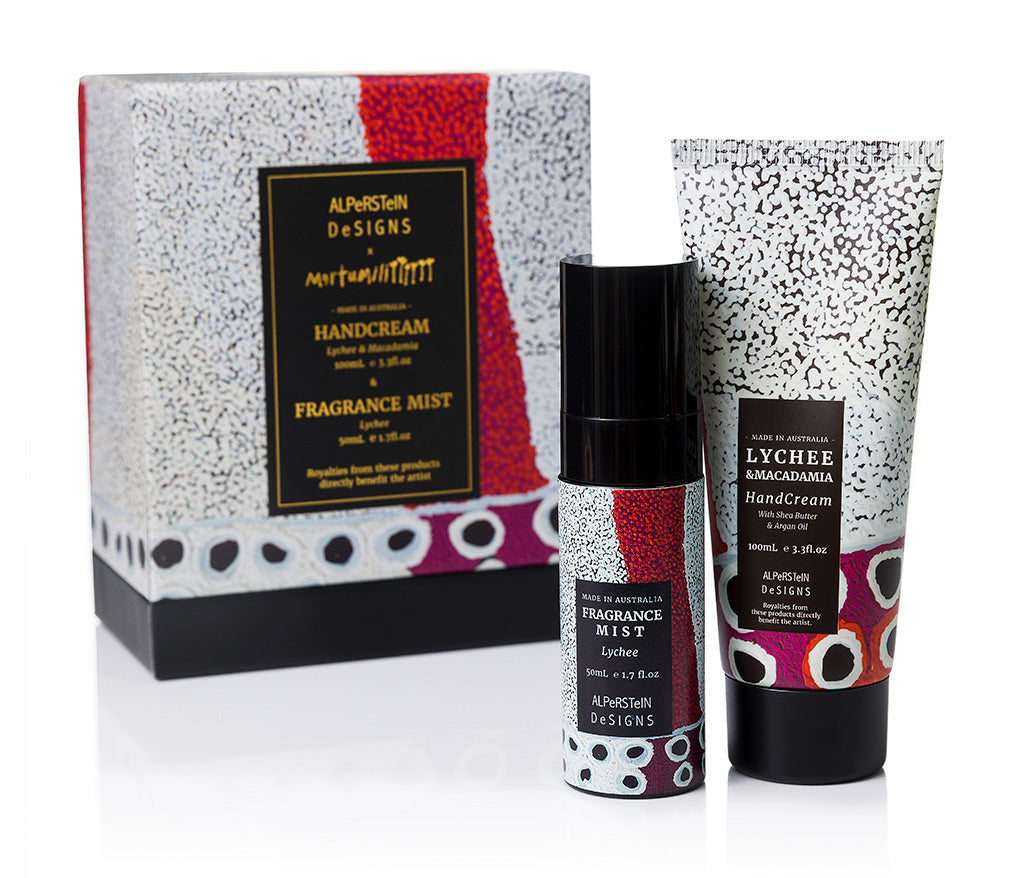 Lychee & Macadamia Handcream & Lychee Fragrance Mist Gift Set