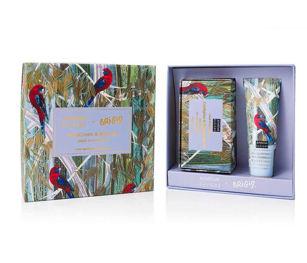 Eucalyptus & Macadamia Handcream & Body Bar Gif Box