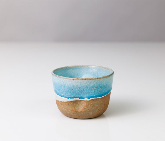 Hand Thrown Espresso Cup - Coastal  (Small)