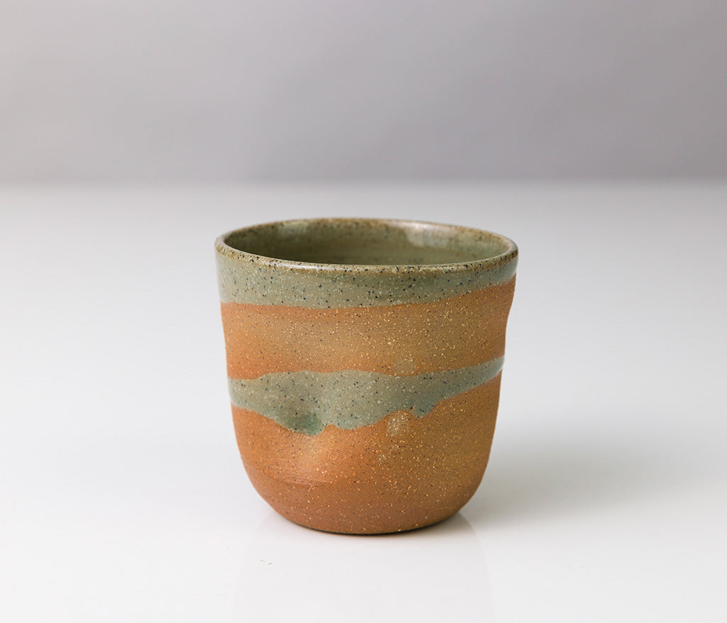 Hand Thrown Espresso Cup- Moss