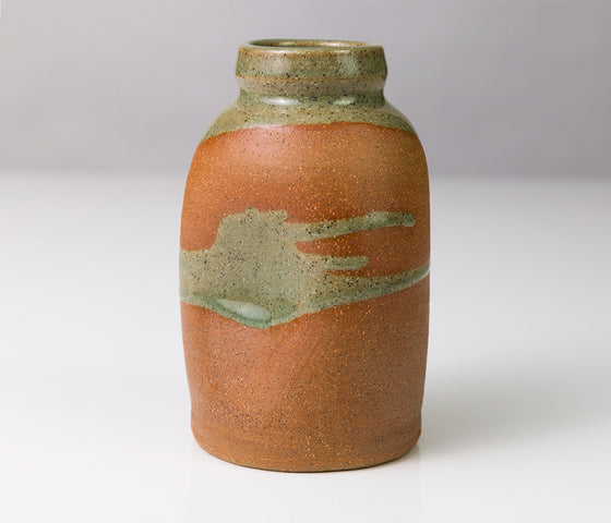 Hand Thrown Vase - Moss