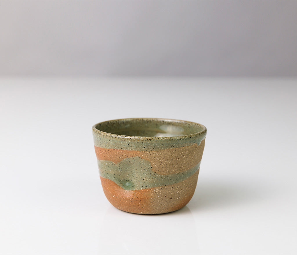 Hand Thrown Espresso Cup - Moss (Small)
