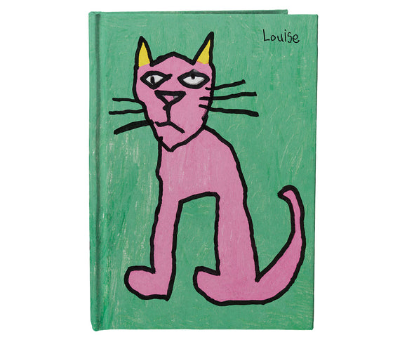 Louise Pink Cat A5 Journal