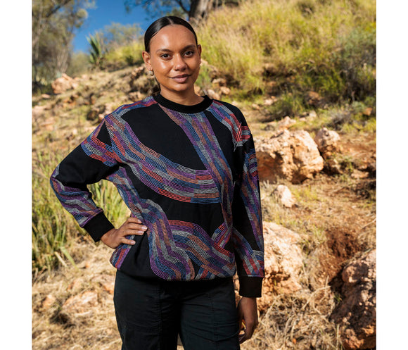 Flora Brown Sweatshirt