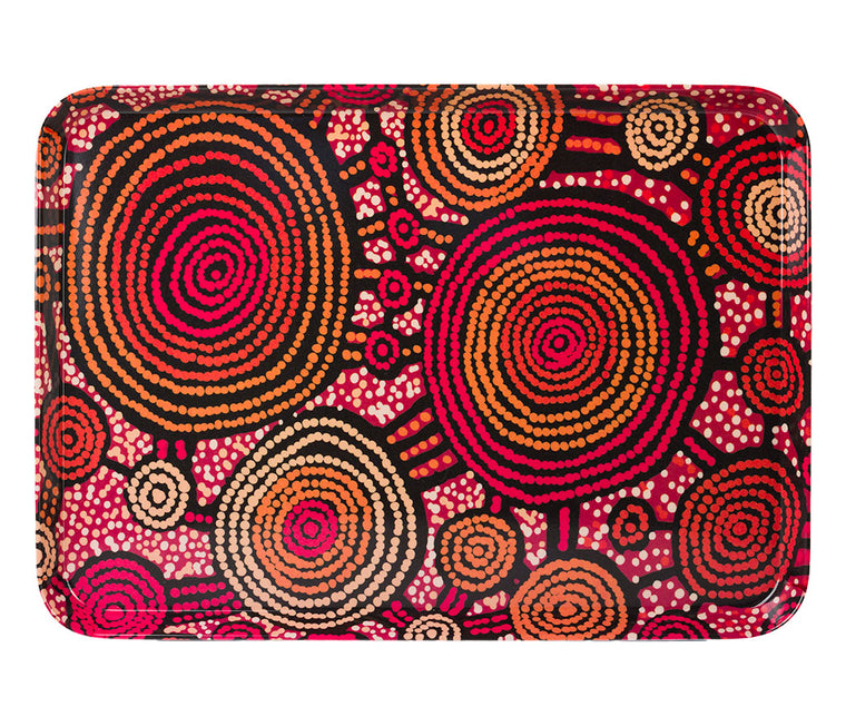 Teddy Gibson Warlukurlangu Artists Melamine Tray