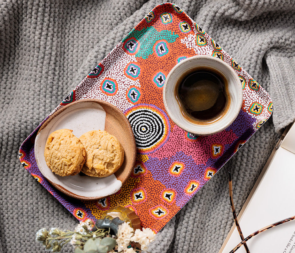 Ruth Stewart Warlukurlangu Artists Melamine Tray