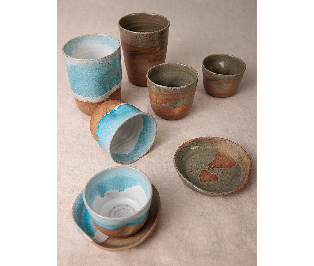 Hand Thrown Mug - Moss