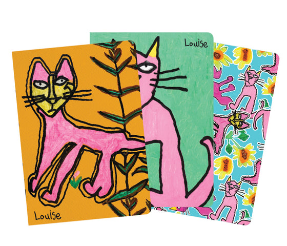 Louise Cats A6 Notebooks (x3)