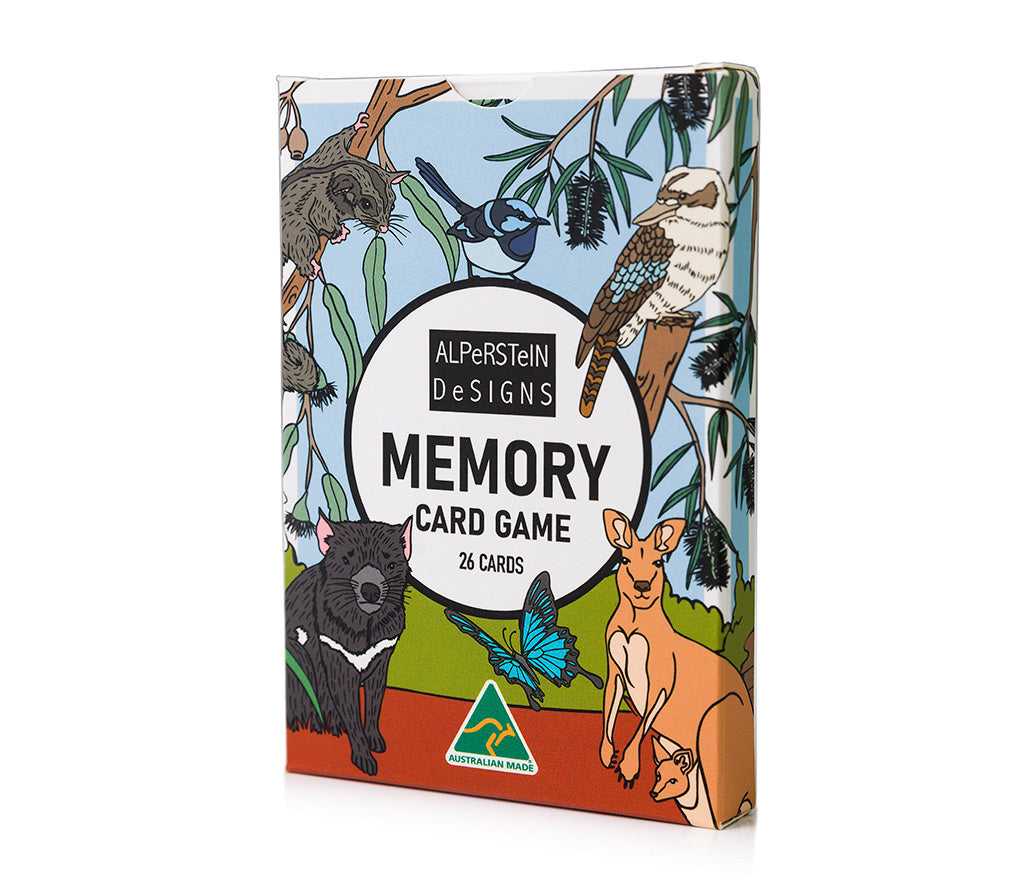 Australian Animals Memory Card Game