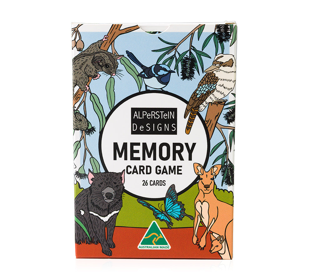 Australian Animals Memory Card Game