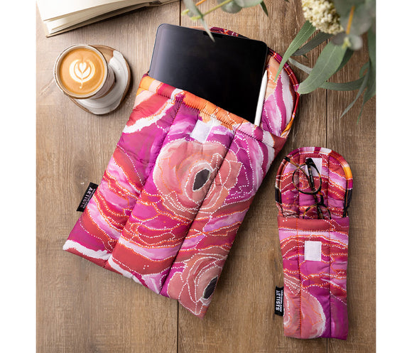 Aboriginal Art Soft Padded glasses pouch