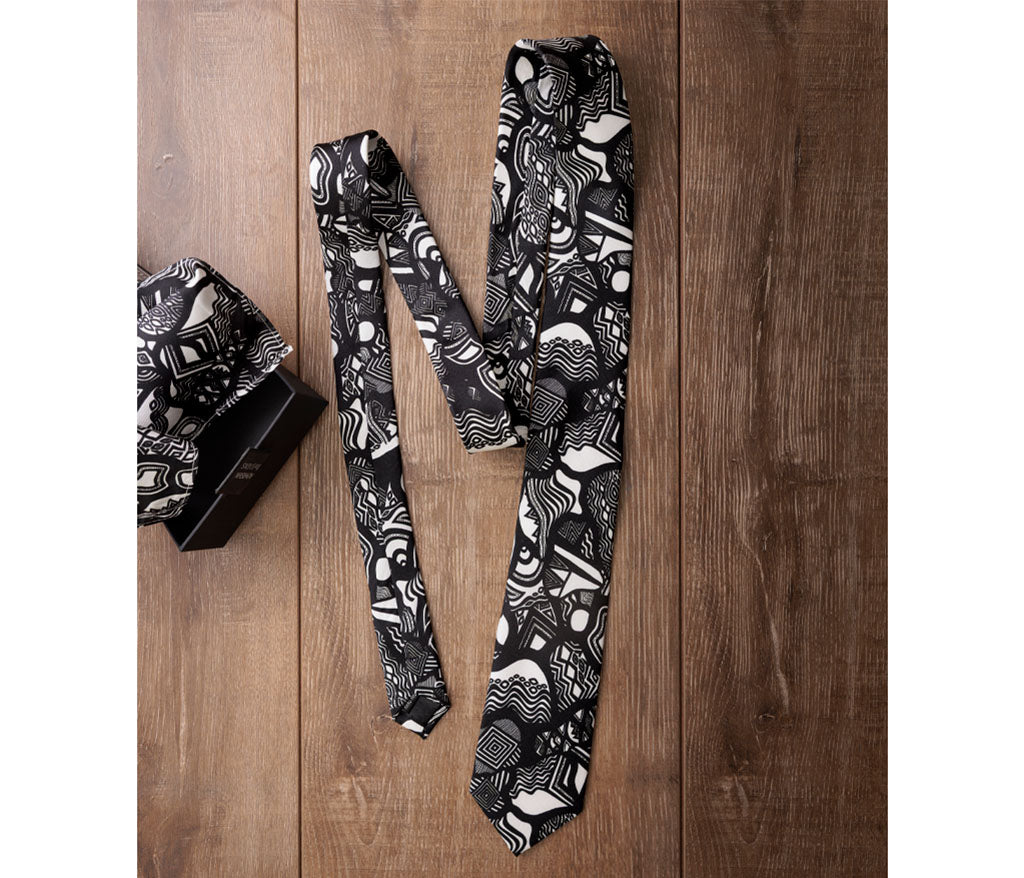 Dancing Wombat Silk Tie Set