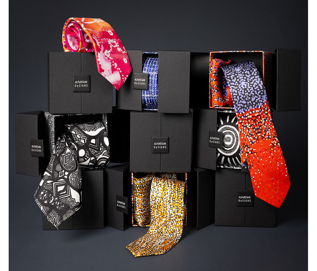 Dancing Wombat Silk Tie Set