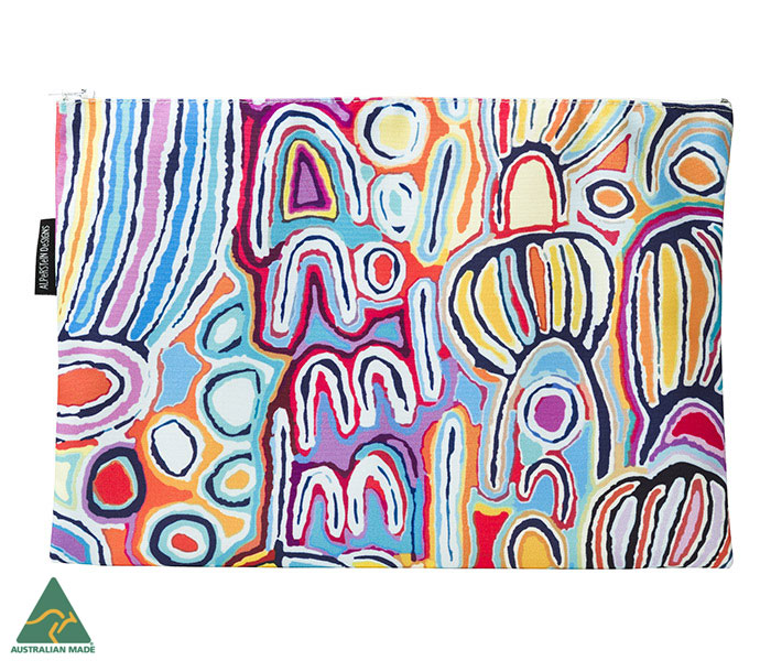 Judy Watson Poly Cotton Zip Bag