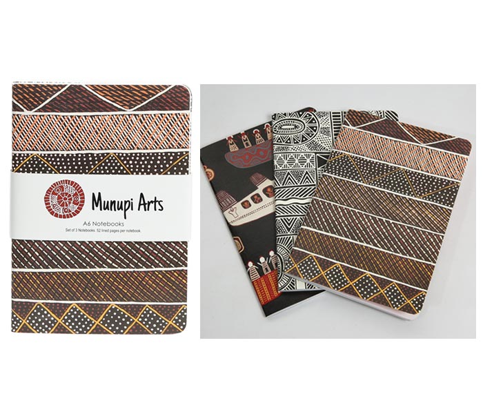 Munupi Arts A6 Notebooks (x3)