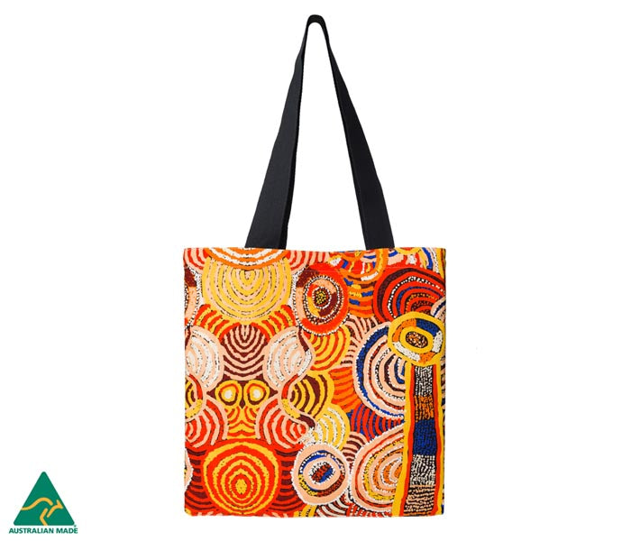 Cotton Multicolor Colorful Art Printed Digital Tote Bag Size Custom Size