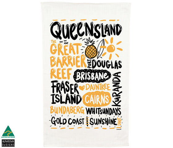 Queensland Tea Towel